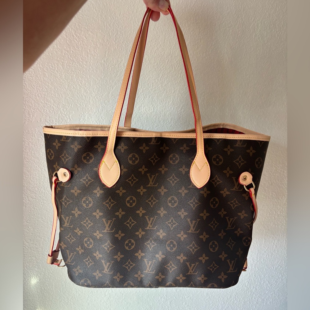 LV | Brown Monogram Tote Bag – NeverFull Louis